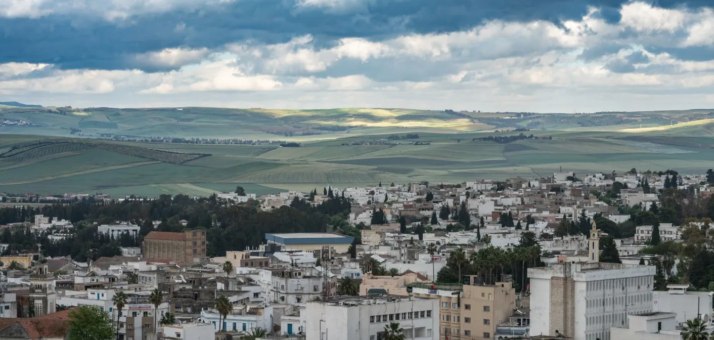 Vue de Béja, Tunisie