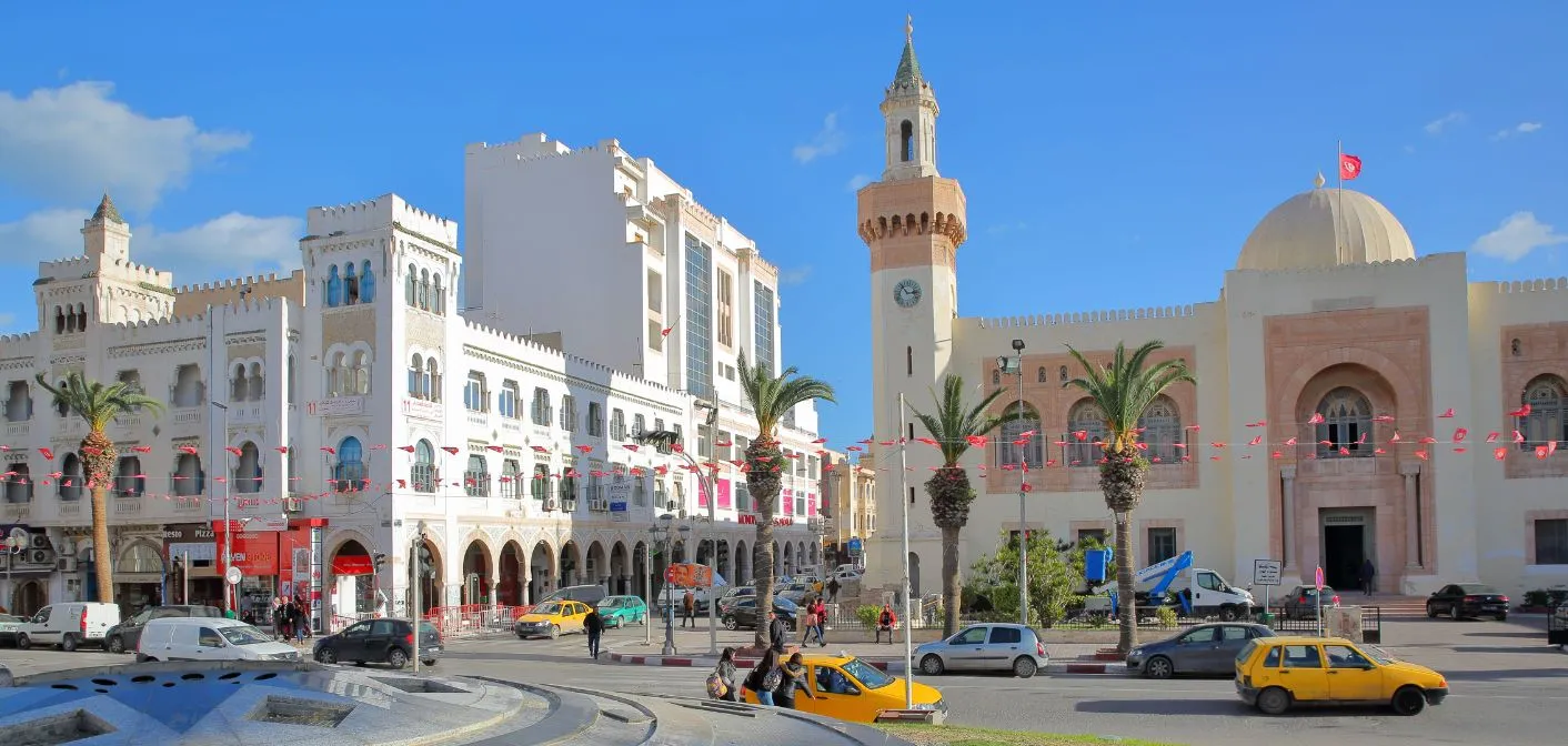 Vue de Sfax, Tunisie